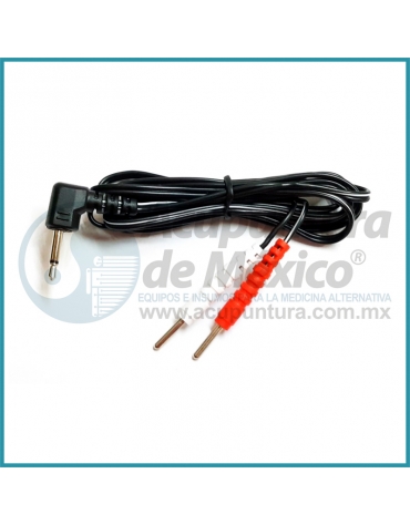 CABLE PUNTAL, 2.5 MM. (90°) X 1.15 MTS.