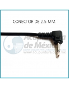 CABLE PUNTAL, 2.5 MM. (90°) X 1.15 MTS.