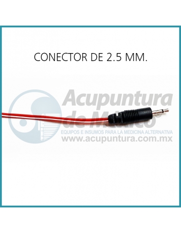 CABLE CAIMÁN CON CONECTOR DE 2.5 MM.